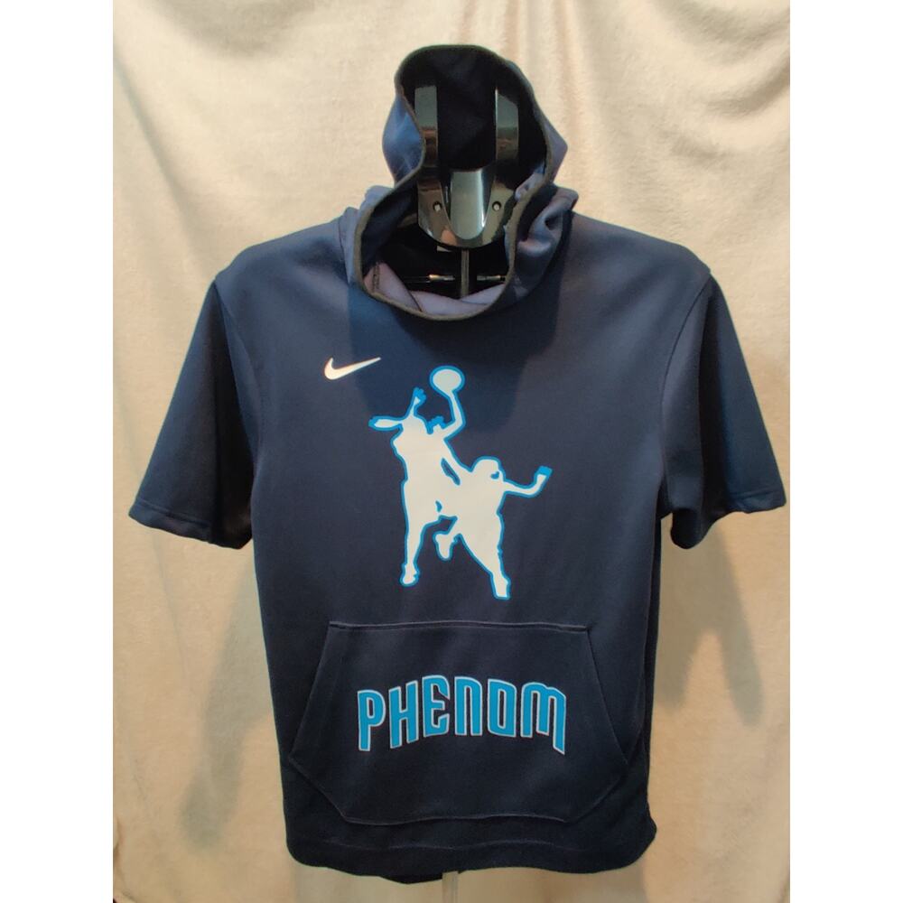 NIKE Phenom Short Sleeve Sweatshirt With Hood VINTAGE Men's Size SMALL
